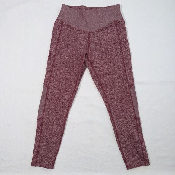 Victoria's Secret Pants - Pink Victoria's Secret Cozy Leggings High Rise Womens Medium Burgandi